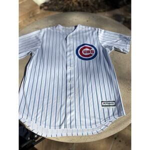 Chicago Cubs Majestic Cool Base Home Pinstripe Jersey – MLB Authentic Style